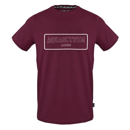 Aquascutum Slim-fit T-shirt met grafische print voor heren (Rood) - Image 1