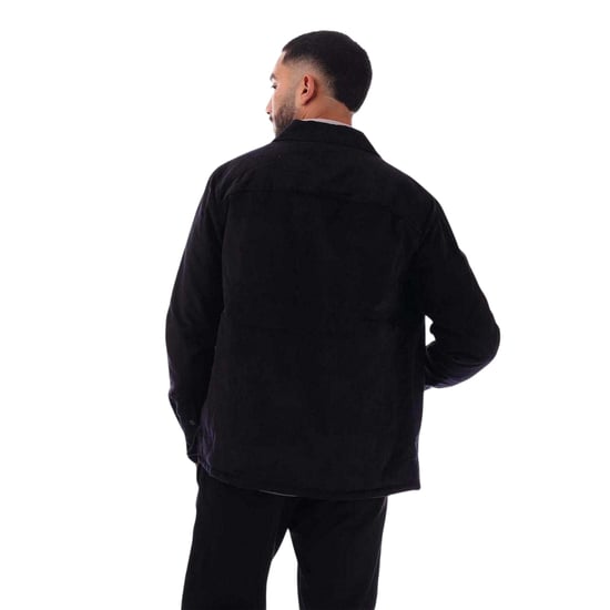 Farah Effen overshirt voor heren met gepeacht oppervlak (Marine) - Image 2