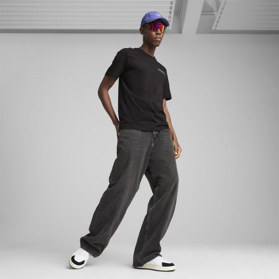 Puma ESS No.1 Logo T-shirt voor heren, regular fit (Poema Zwart) - Image 4