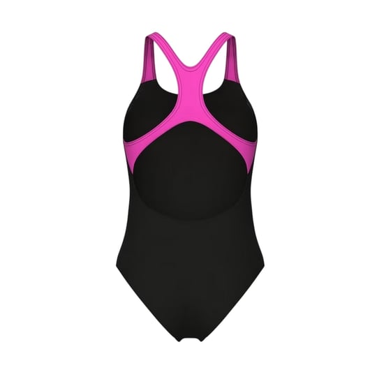 Arena Poseidnia geometrisch eendelig zwempak voor dames (Zwart/roze) - Image 2