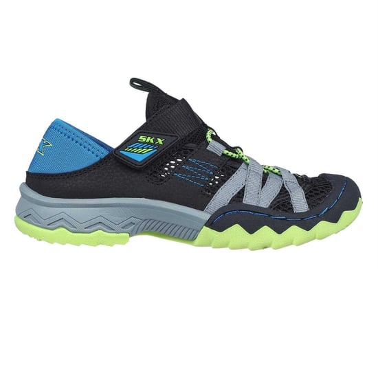 Skechers Whipsaw platte schoenen voor kinderen (Zwart/Blauw/Lime) - Image 1