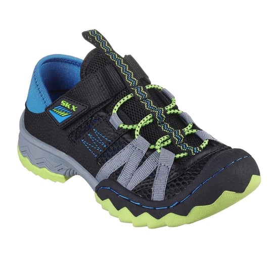 Skechers Whipsaw platte schoenen voor kinderen (Zwart/Blauw/Lime) - Image 5