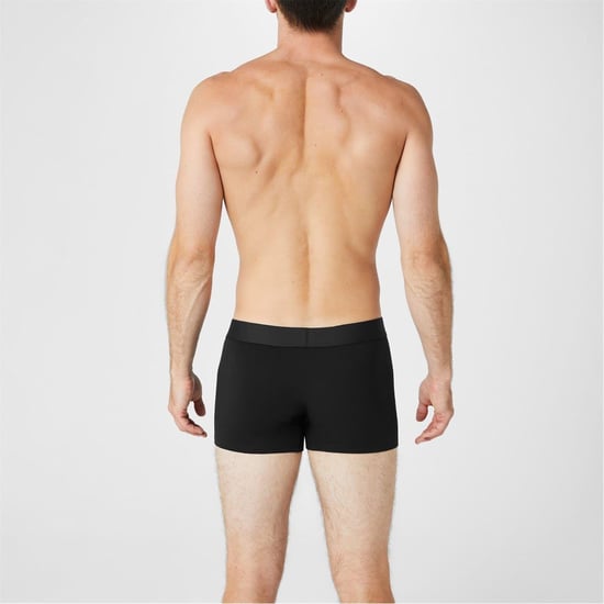 Firetrap Boxershorts met herenlogo (Set van 2) (Zwart/Grijze streep) - Image 5