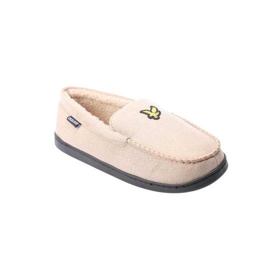Lyle & Scott Heren-mocassinslippers van imitatiesuède van Aspen (Grijs) - Image 2