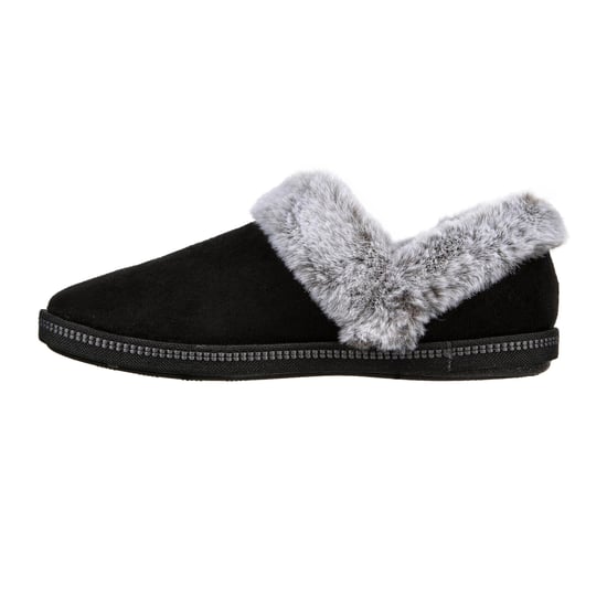 Skechers Meisjes Cozy Campfire Team: warme, platte pantoffels met voering van imitatiebont (Zwart) - Image 2