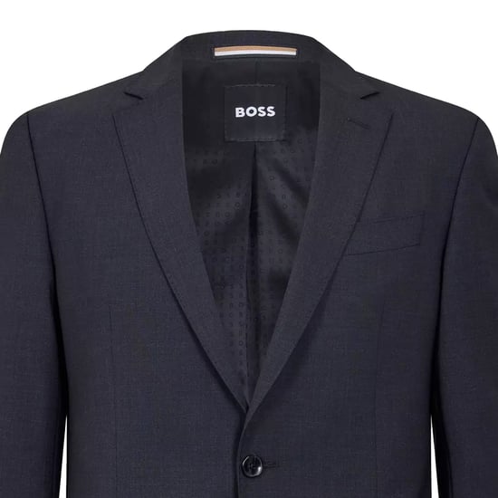 Boss Heren Colbert Met Enkele Knoopsluiting (Donkergrijs) - Image 3