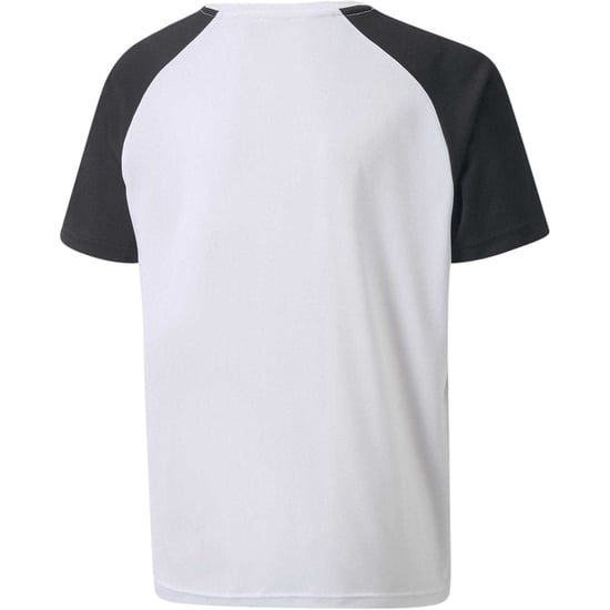 Puma TeamPACER lichtgewicht T-shirt voor kinderen (Wit, Zwart) - Image 2