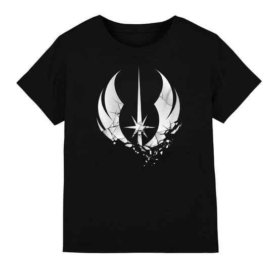 Star Wars Kinderen/Kinderen Jedi Obi Wan Kenobi Versplinterd T-Shirt (Zwart) - Image 1