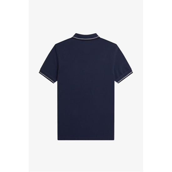 Fred Perry Heren Twin Tip Poloshirt (Donkerblauw) - Image 2