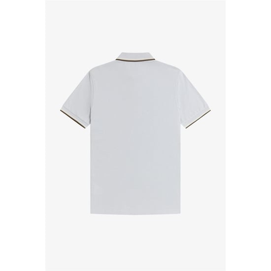 Fred Perry Heren Twin Tip Poloshirt (Schemerig blauw) - Image 2