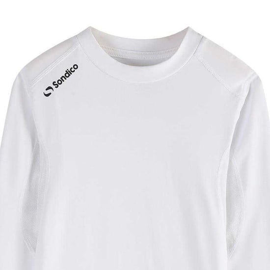 Sondico Kinderen/Kids Core Ademend Langsleeve Basislaag Top (Wit) - Image 3