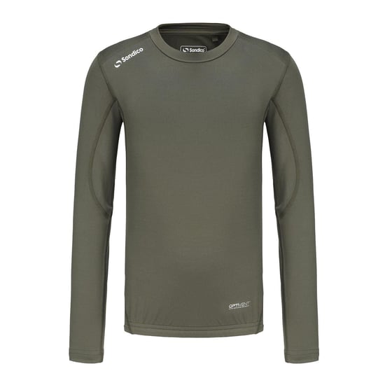Sondico Kinderen/Core Ademend Langarmpjes Basislaag Top (Olijf) - Image 1