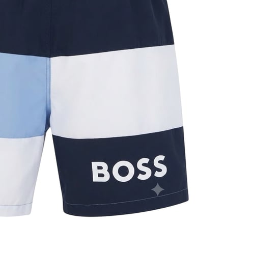 Boss Heren Colour Block zwembroek (Wit) - Image 3