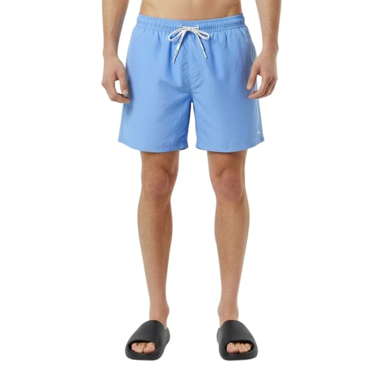 Jack Wills Herenswimshorts van gemiddelde lengte met geborduurd logo (Lichtblauw) - Image 1