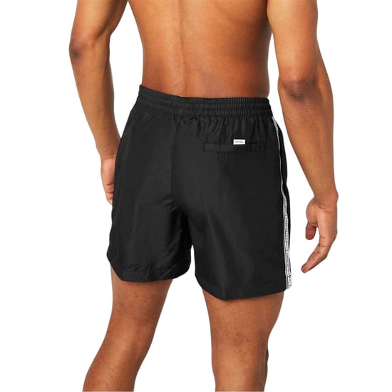 Calvin Klein Zwemshorts voor heren met elastische tailleband (Zwart) - Image 4