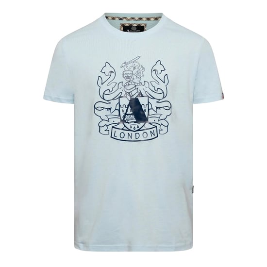 Aquascutum Heren Londen T-Shirt (Sky) - Image 1