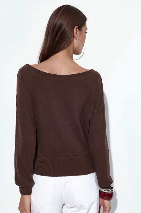 Dames Cropped Crew Neck Sweatshirt - Image 3