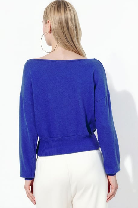Dames Cropped Crew Neck Sweatshirt - Image 3