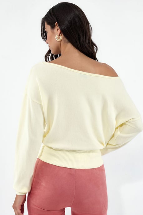 Dames Cropped Crew Neck Sweatshirt - Image 3