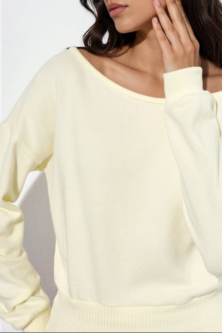 Dames Cropped Crew Neck Sweatshirt - Image 4
