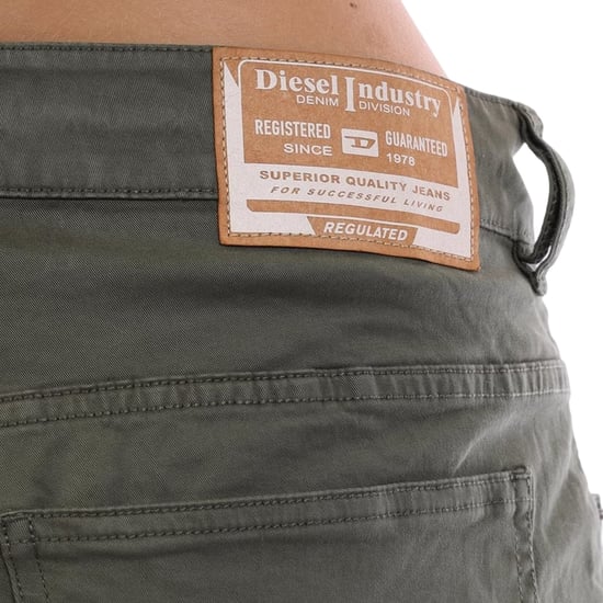 Diesel Heren Fleece Shorts (Groen) - Image 3