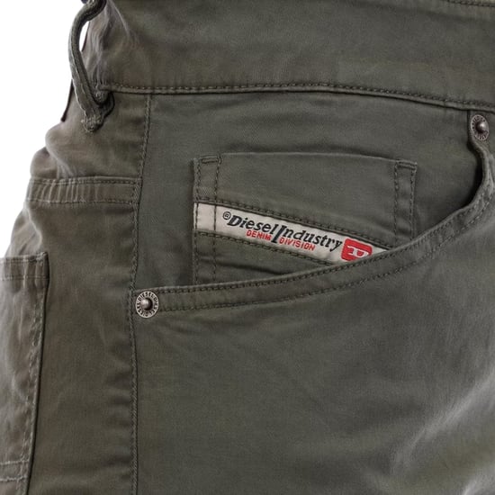 Diesel Heren Fleece Shorts (Groen) - Image 4