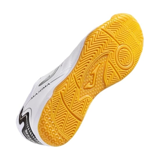 Joma Maxima-zaalvoetbalschoenen voor heren met verstevigde neus (Wit/Grijs) - Image 4