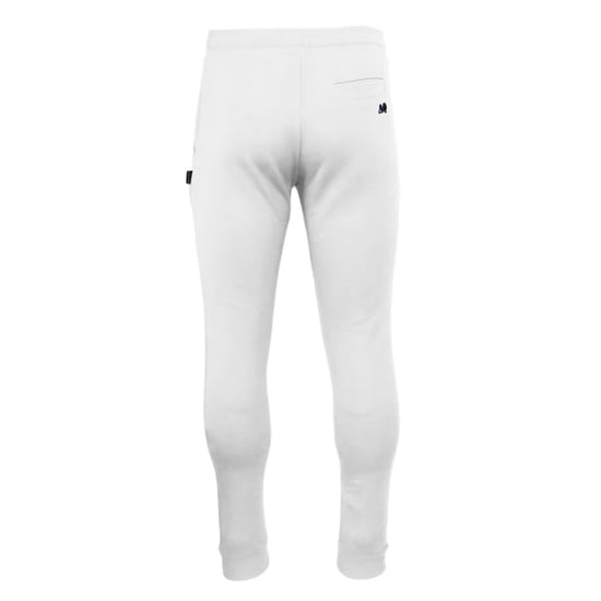 Aquascutum Mannen Vertical Logo Slim Sweatpants (Wit) - Image 2
