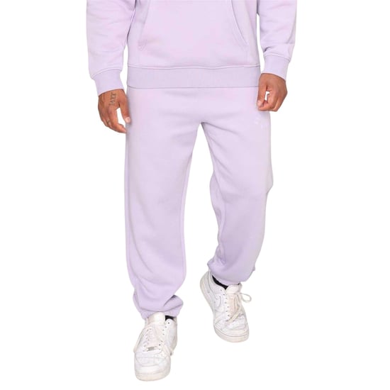 Blank Essentials Joggingbroek voor heren met gebogen logo (Violet) - Image 3