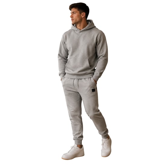 Aquascutum Heren Tapered Joggers (Grijs) - Image 3