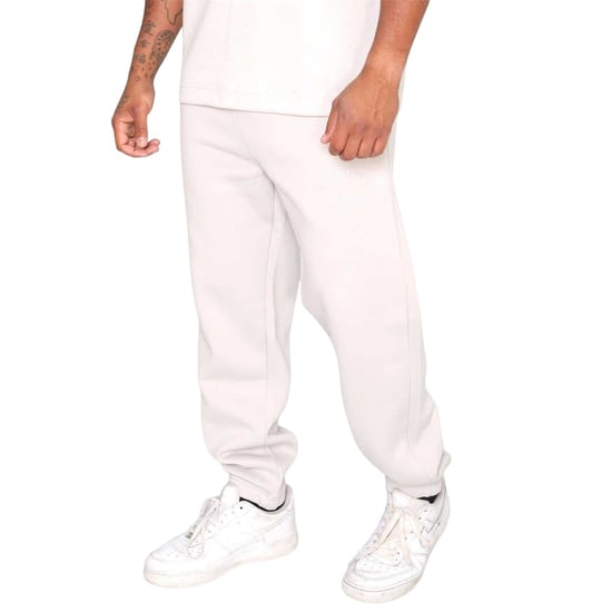 Blank Essentials Joggingbroek voor heren met gebogen logo (Grijs) - Image 3