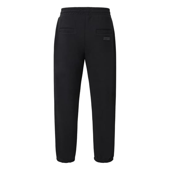Blank Essentials Joggingbroek voor heren met gebogen logo (Zwart) - Image 2
