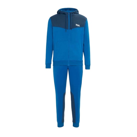 Lonsdale Tweekleurig trainingspak van katoenmix voor heren (Royaal Blauw, Marine) - Image 1