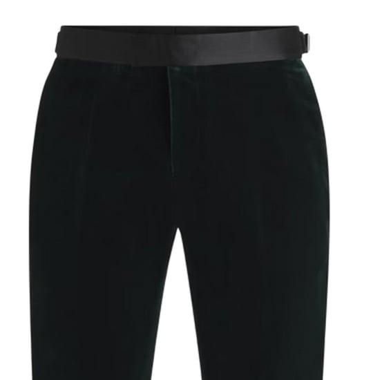 Boss Heren smoking broek (Groen) - Image 3