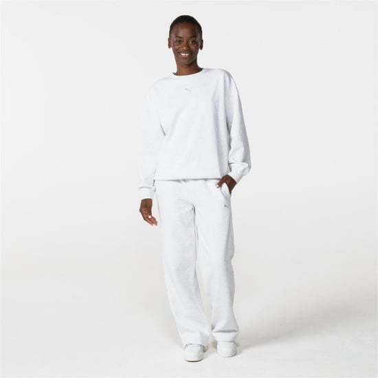 Puma Dames/dames Oversized Sweatshirt (Ijs Grijs Mergel) - Image 4