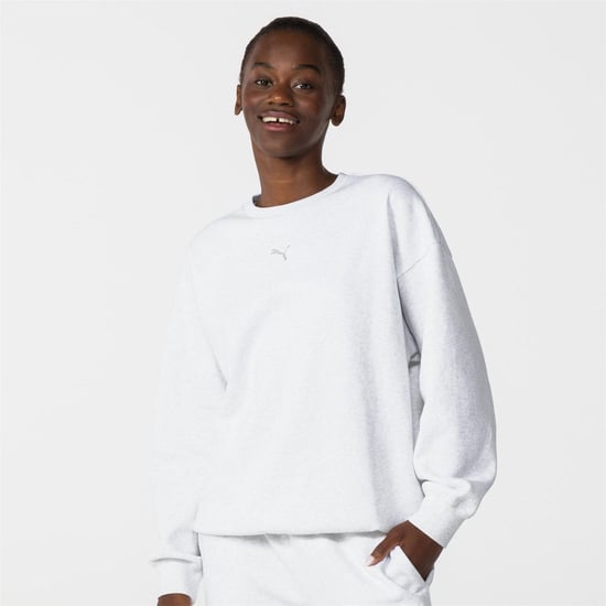 Puma Dames/dames Oversized Sweatshirt (Ijsgrijs) - Image 1