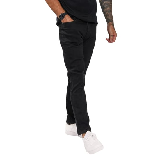 Firetrap Heren Rom katoenen rechte jeans (Zwart wassen) - Image 2