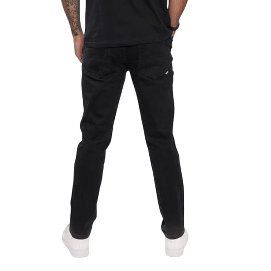 Firetrap Heren Rom katoenen rechte jeans (Zwart wassen) - Image 3
