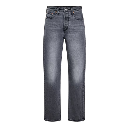 Levis 501-jeans met 5 zakken en rechte pijpen voor dames (Porcini Haze) - Image 2