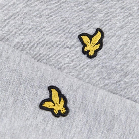 Lyle & Scott Set met hoodie en broek met logo voor kinderen (Grijze Heide) - Image 3