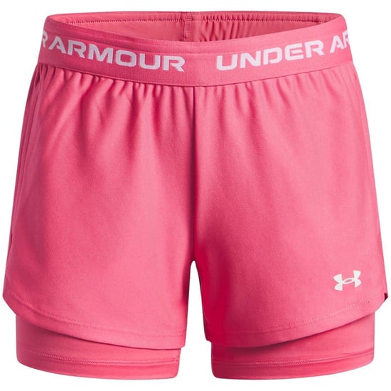 Under Armour Tech Play Up-shorts voor kinderen (Superroze) - Image 1