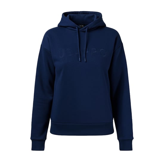 USA Pro Dames/Dames Classic Logo Hoodie (Marine) - Image 2