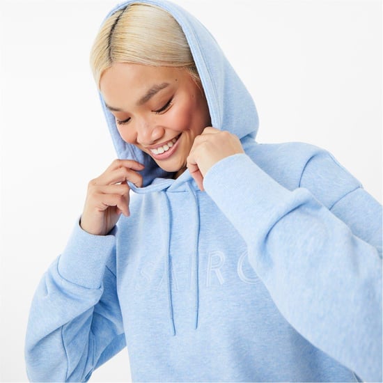 USA Pro Dames/Dames Classic Logo Hoodie (Blauw) - Image 3