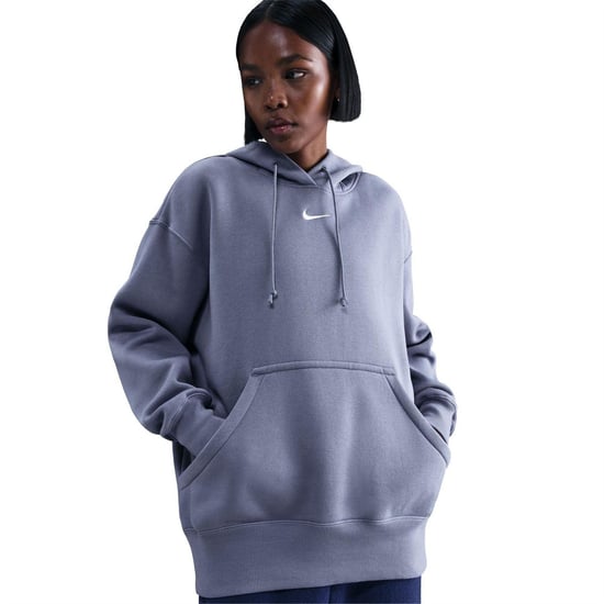 Nike Oversized hoodie met capuchon van Phoenix-fleece voor dames (Indigo) - Image 1