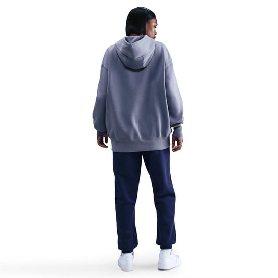 Nike Oversized hoodie met capuchon van Phoenix-fleece voor dames (Indigo) - Image 4
