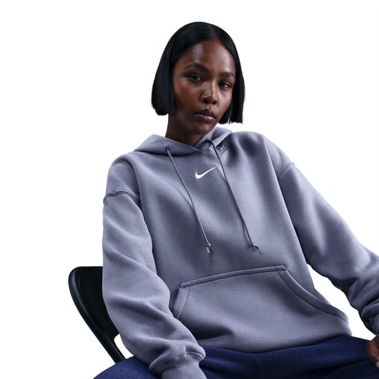 Nike Oversized hoodie met capuchon van Phoenix-fleece voor dames (Indigo) - Image 5