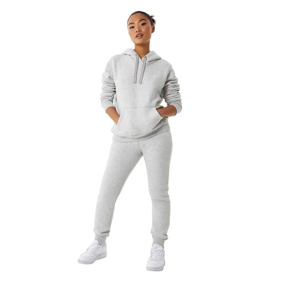 Jack Wills Hoodie voor dames met Astbury-fazantlogo en relaxte pasvorm (Grijze Mergel) - Image 1