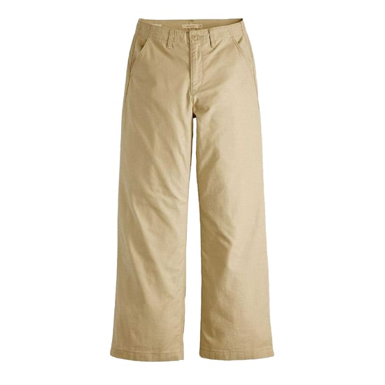 Levis Chino's voor dames uit de jaren ’90 met rechte pijpen en hoge taille (Travertijn) - Image 2