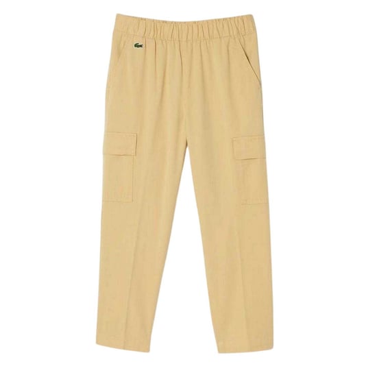 Lacoste Dames/Dames Gabardine Cargo Broek (Natuurlijk) - Image 1