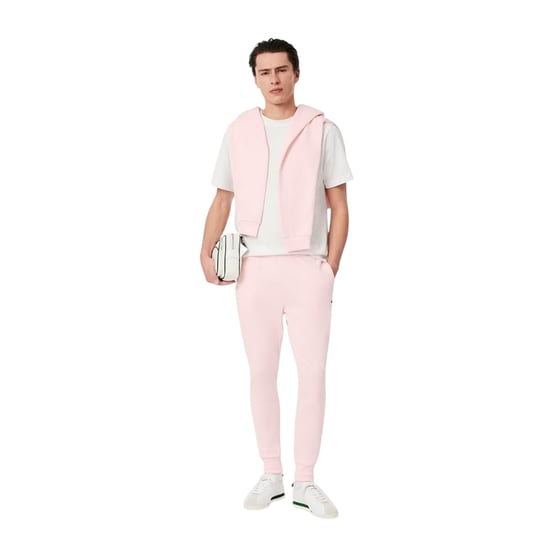 Lacoste Heren Relaxed Fit Tracksuit Broek (Flamingo Roze) - Image 4